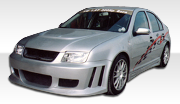 1999-2004 Volkswagen Jetta Piranha Complete Kit. This Complete Kit Includes Piranha Front Bumper (102194) Piranha Rear Bumper (102195) and Piranha Side Skirts (102196).