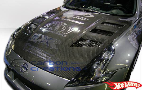 Carbon Creations Hot Wheels Hood fits Nissan 370Z 09 13. We recommend